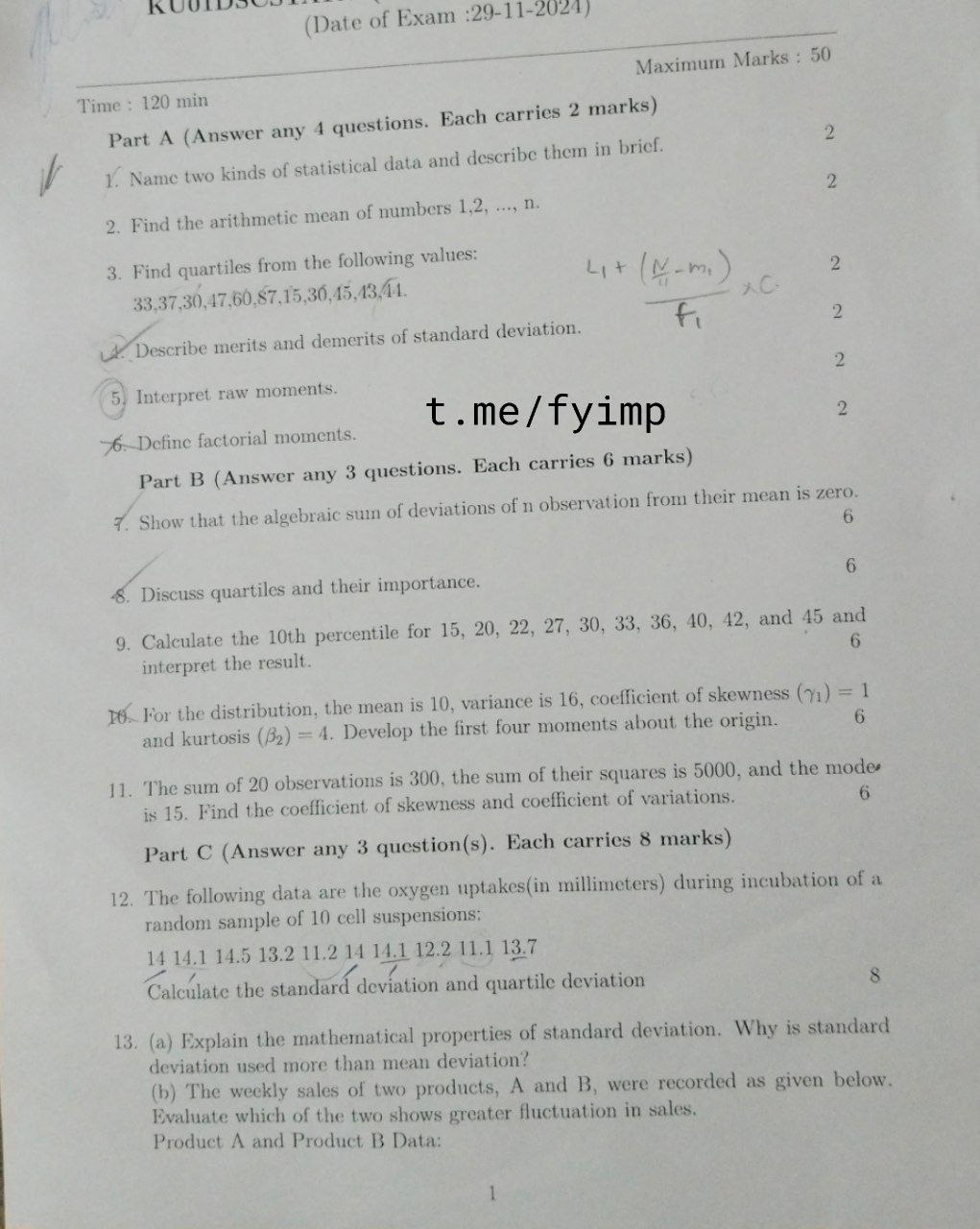 2022 Question Paper